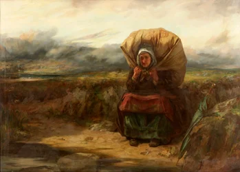 A s břemenem mnoha let, 1888